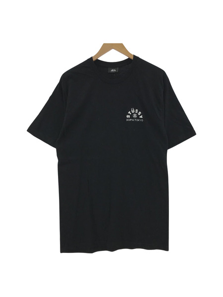 STUSSY 半袖Tシャツ・カットソー SOPH. 16周年 NO FUTURE Tシャツ (M) ブラック