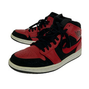 NIKE スニーカー AIR JORDAN 1 MID 赤 27
