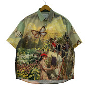 WHIMSY 半袖シャツ beautiful people shirt 総柄シャツ (L)