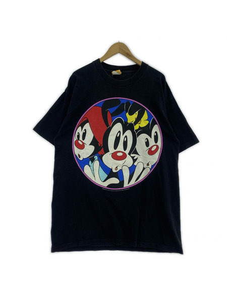 OLD・VINTAGE 半袖Tシャツ・カットソー 90s/USA製/Animaniacs/黒