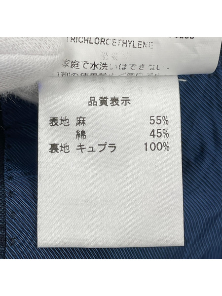 De petrillo チェックジャケット 44 ネイビー