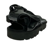 N21 numero ventuno ソノ他 ×kartel エナメル サンダル 黒 (36)