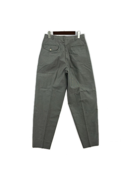 80s COMME des GARCONS HOMME PLUS ハウンドトゥース 2タックスラックス S グレー
