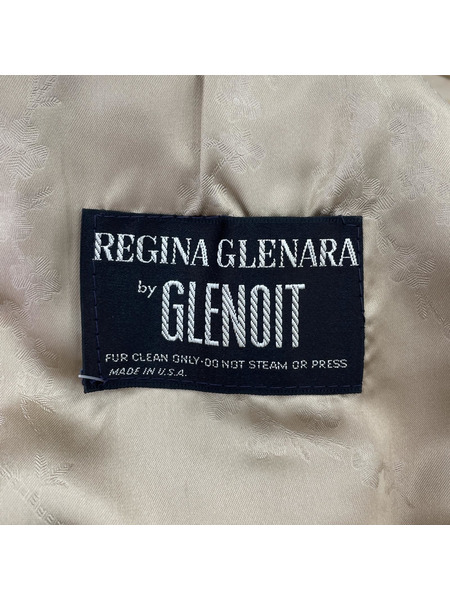 VINTAGE REGINA GLENERA by GLENOIT USA製 ファーポンチョ ベージュ[値下]