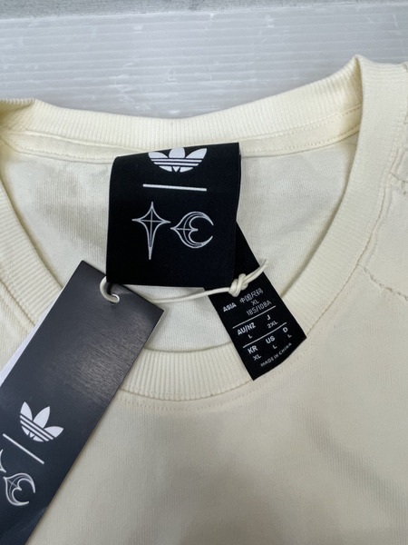 THUG CLUB×adidas TEAMGEIST LONG SLEEVE T-SHIRT XL アイボリー