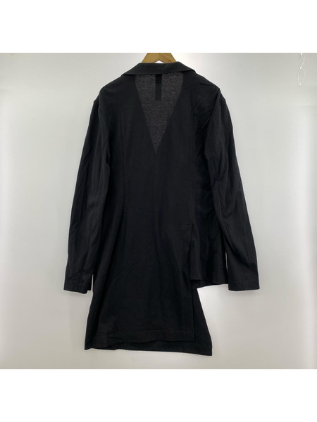 Ground Y 18ｓｓ アシンメトリージャケット 3 ブラック GW-J01-011