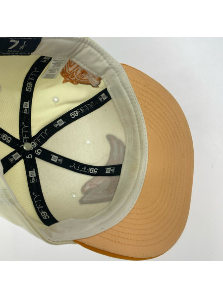 NEW ERA キャップ 40th gooperstown/オレンジ