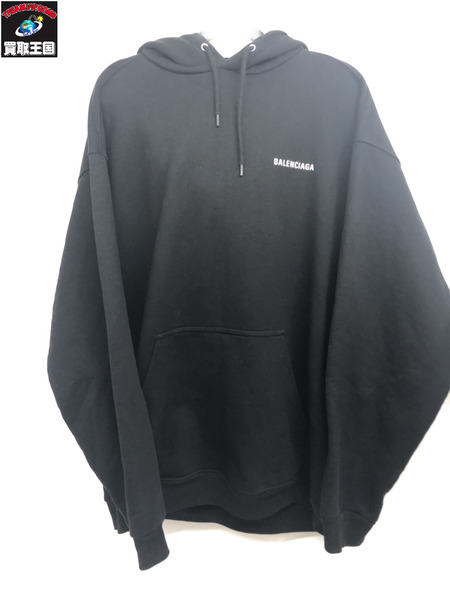 BALENCIAGA/Back Logo Medium Fit Hoodie/L[値下]