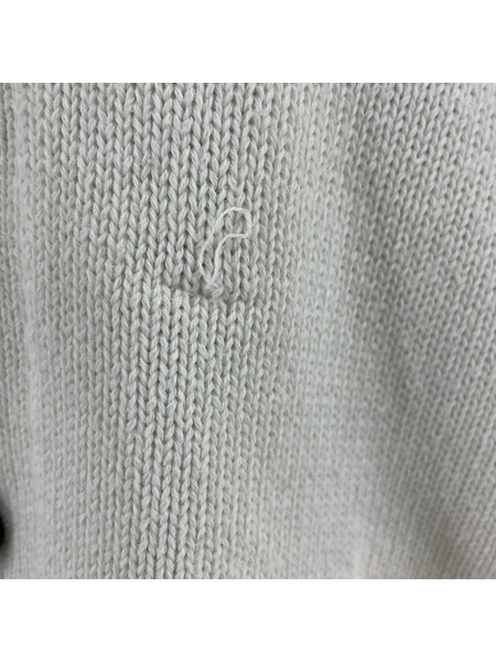 TAIN DOUBLE PUSH 22AW ニットカーディガン(XL)WHT[値下]