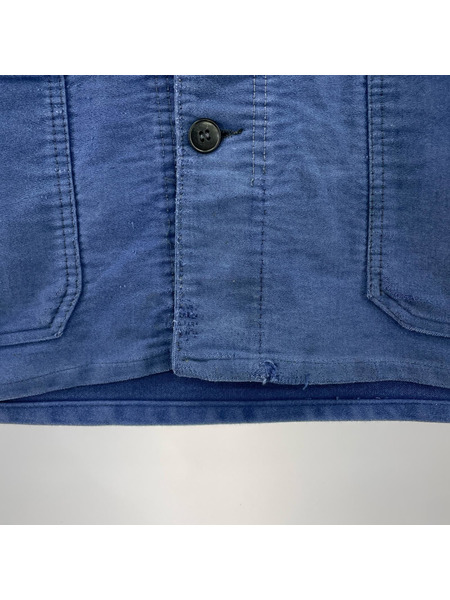 OLD・VINTAGE ジャケット 70s Dubure&Deverchere Moleskin BLU 54