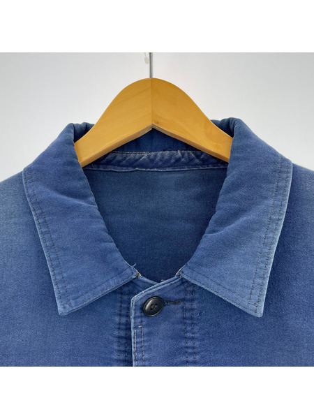 OLD・VINTAGE ジャケット 70s Dubure&Deverchere Moleskin BLU 54