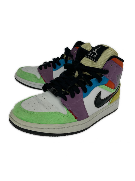 JORDAN BRAND スニーカー Air Jordan 1 Mid Multi Color 25cm