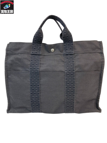 HERMES エルメス エールラインMM トートバック グレー