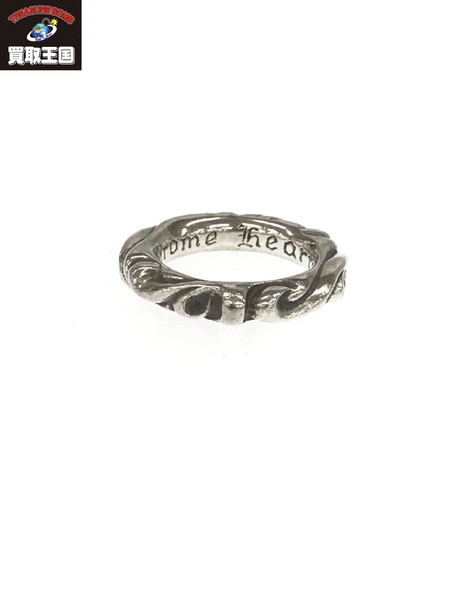 CHROME HEARTS SCROLL BAND RING ＃8