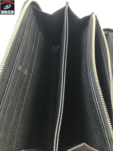LOUIS VUITTON M6969 ルイヴィトン ジッピーウォレット クラフティ ブラック　LV 長財布 ラウンドジップ