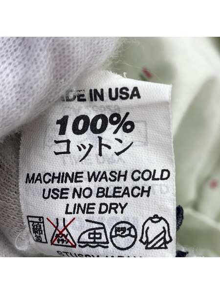 STUSSY 半袖シャツ 90s-00s USA製 S/S 柄シャツ(XL)