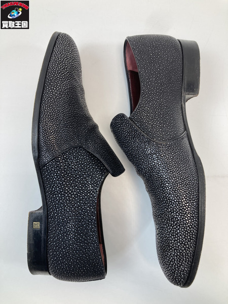 LOUIS VUITTON ルイヴィトン LV ガルーシャ スリッポン 6 25.0cm相当 BLK レザー