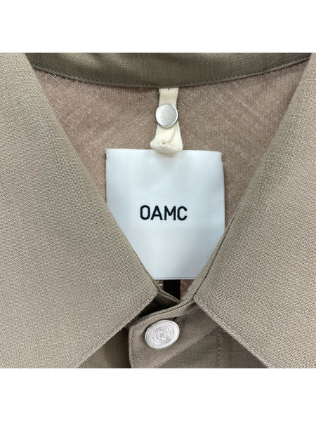 OAMC 25SS WOOL SLEEVLESS SHIRT ノースリーブシャツ S ベージュ