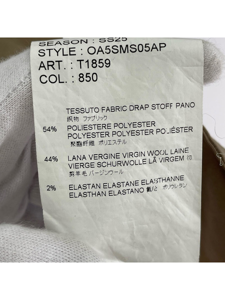 OAMC 25SS WOOL SLEEVLESS SHIRT ノースリーブシャツ S ベージュ