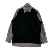 COMME des GARCONS ジャケット 田中オム 切替チェック ジップジャケット (