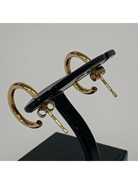 ソノ他 SIENA ROSE K10YG フープピアス 0.3g