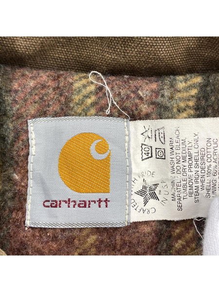 Carhartt ジャケット 裏地ブランケット ダックハーフコート