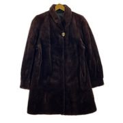 SAGA MINK ファーコート 茶