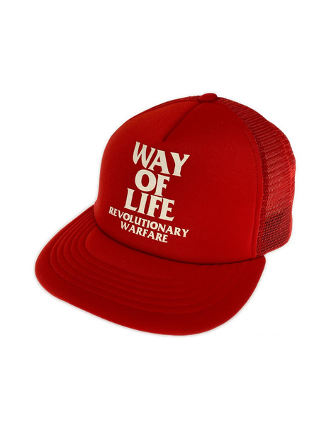 RATS WAY OF LIFE MESH CAP レッド