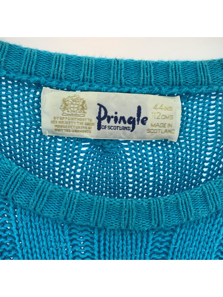 80s Pringle スコットランド製 L/S ニット 44[値下]