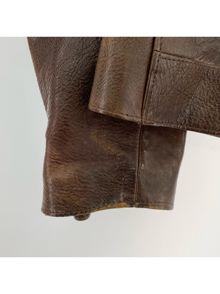 Lewis Leathers ライダース スーパースポーツマン ブラウン 3