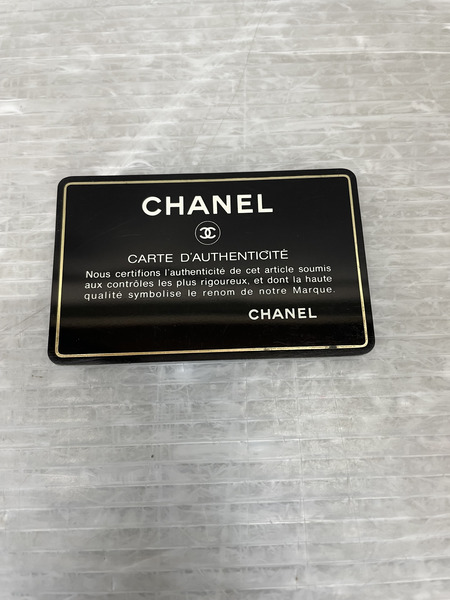 CHANEL ミニマトラッセ ラムスキン チェーンショルダーバッグ ブラック