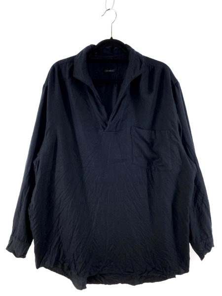 COMOLI 22SS シルクネルスキッパーシャツ 2 ブラック[値下]｜商品番号