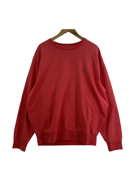 POLO GOLF クルーネック 薄手スウェット (LL) ピンク[値下]