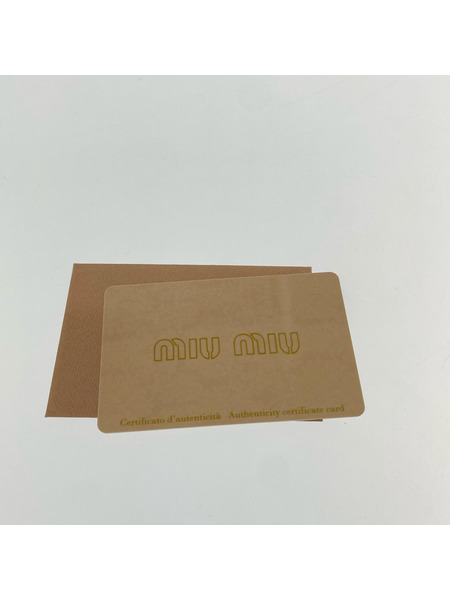 長財布 MIUMIU バイカラー ピンク リボン