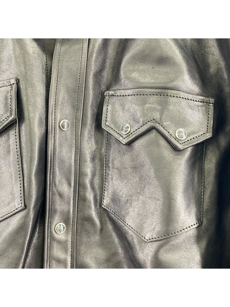長袖シャツ MASSES HORSE LEATHER SHIRT VINTAGE