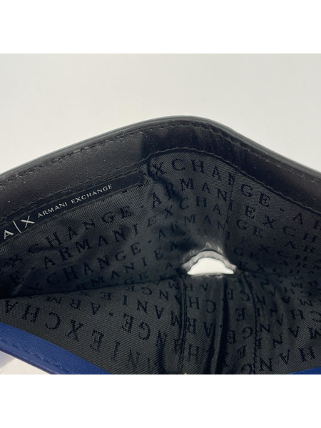 ARMANI EXCHANGE コンパクトウォレット モノグラム ブラック