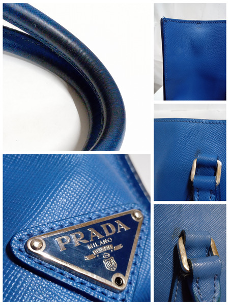 PRADA/三角プレート/トートバッグ