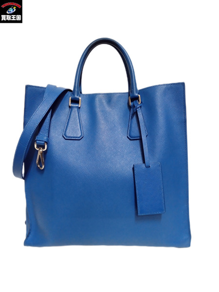 PRADA/三角プレート/トートバッグ