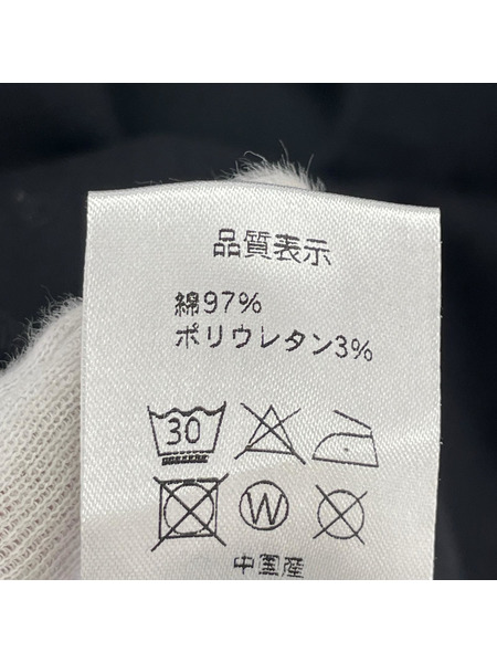 HIDE AND SEEK 長袖シャツ コットンワークシャツ BLK