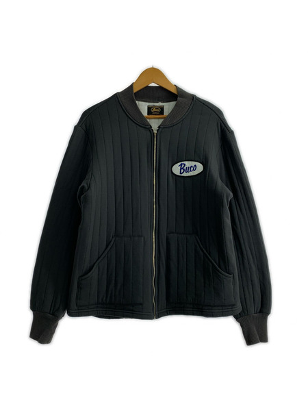 BUCO/F/Z NYLON QUILTED SWEATSHIRT/M/GRY