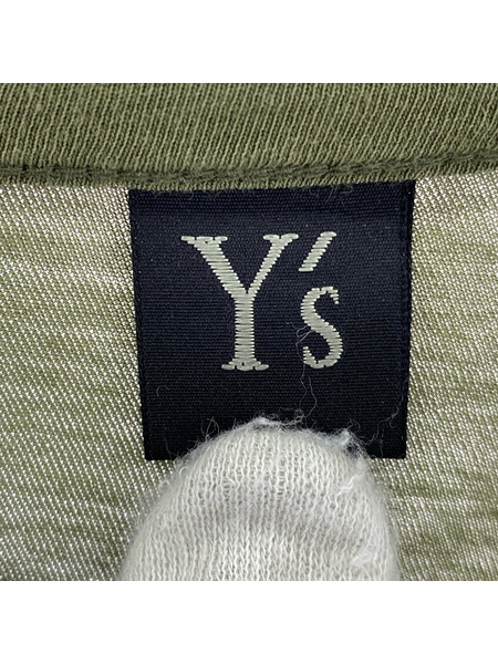 Y's 長袖Tシャツ・カットソー コットン カーキ[値下]