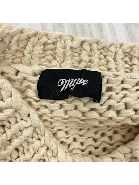 ニット・セーター myne Shoelace Knitted Pullover Jumper