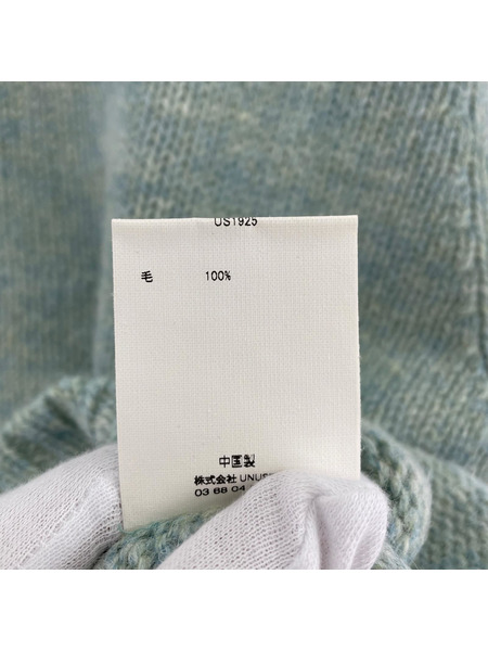 UNUSED ニット・セーター 20AW 3G CREW NECK DAMAGE KNIT