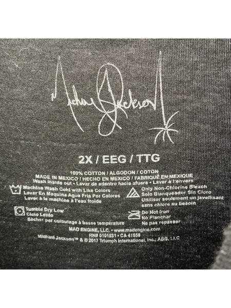 KITH VINTAGE MICHAEL JACKSON 2025 プリントTee 2XL 黒