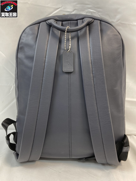 COACH コーチ 71992 ハドソン バックパック シグネチャー クロスグレイン レザー ネイビー グレー リュック