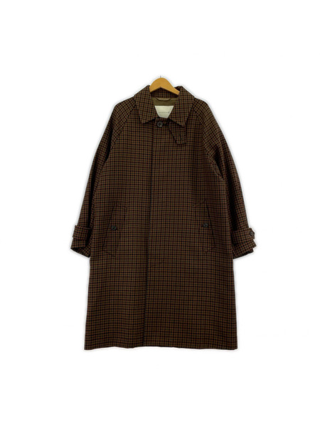 MACKINTOSH  ソノ他 BALFEILD ガンクラブチェック ステンカラーコート 38