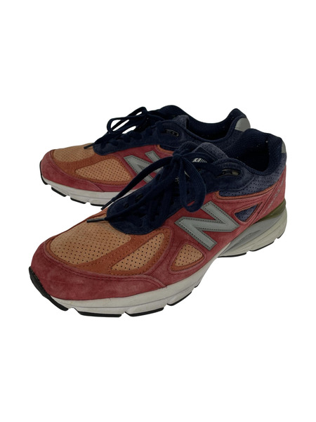 NEW BALANCE USA製 990V4 27.5cm Copper Rose/Pigment