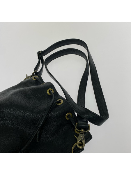 refomed×CCU CCU LEATHER KINCHAKU BAG レザー巾着バッグ REAC-CCU02