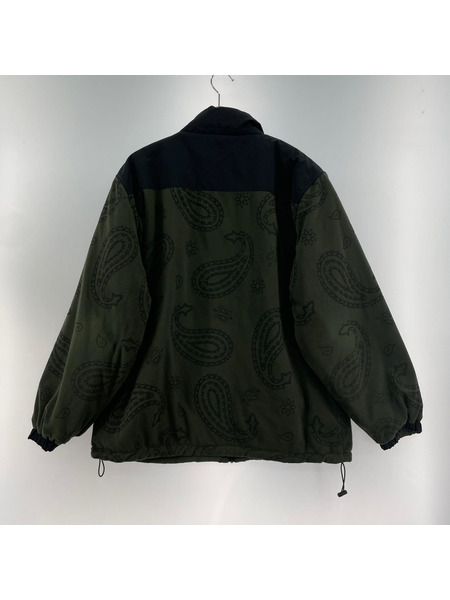 Subciety ジャケット REVERSIBLE NYLON FLEECE JKT XL カーキ 黒