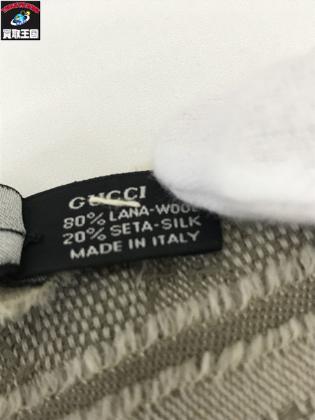 GUCCI 小物 シェリーライン マフラー